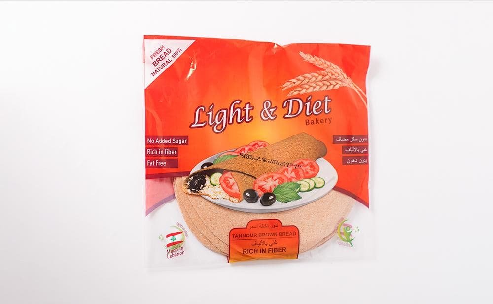 Light & Diet Tannour Brown Bread