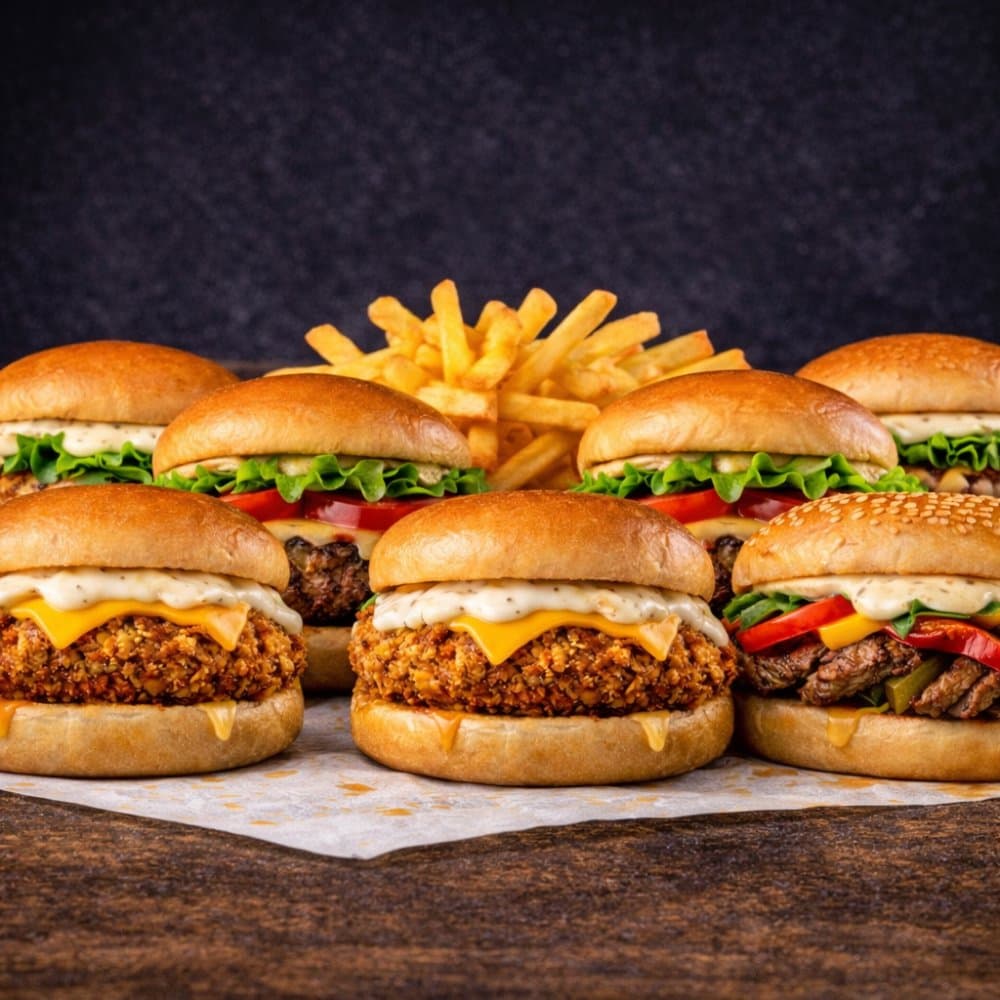 2 Chicken Burger + 2 Beef World + 2 Zinger World + Fries